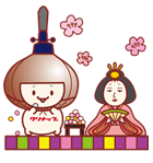 3月ぬりえ