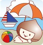 7月ぬりえ