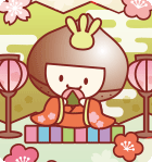 3月ぬりえ