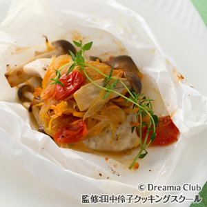 魚の紙包焼き