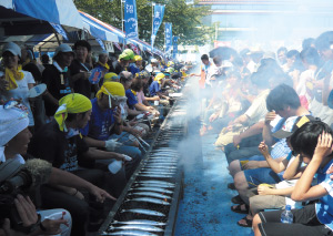 目黒のさんま祭り(目黒区民まつり/田道広場公園)