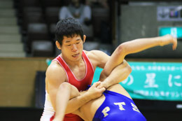 果敢に攻める北岡選手