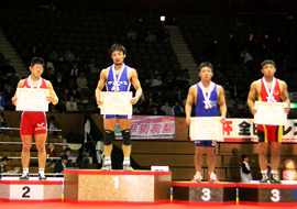 北岡秀王　選手　グレコローマン60キロ級　3位