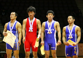 北岡秀王　選手　グレコローマン60キロ級　3位